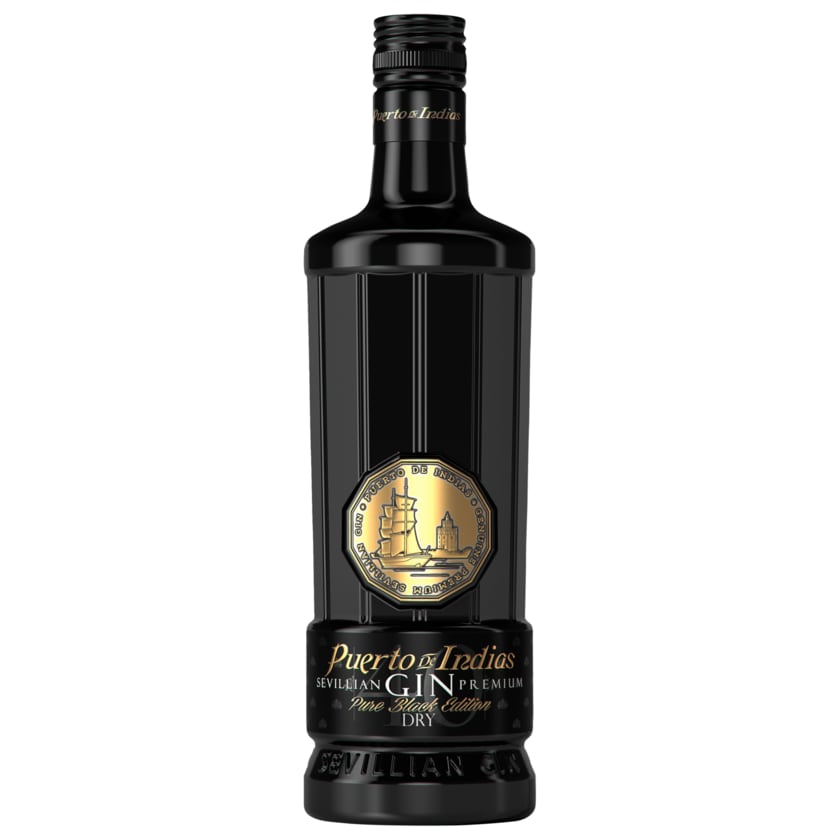 Puerto de Indias Dry Gin Pure Black Edition 0,7l